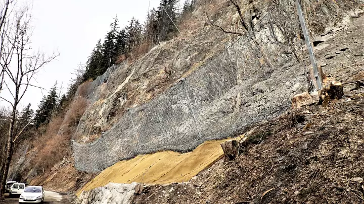 Protection contre les chutes de pierres - Bionnassay, Saint-Gervais-les-Bains 2022