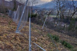 Protection contre les chutes de pierres - Pech de Foix 2022