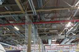 Защита от осколков - Opel warehouse pallet stack safety mesh 2021