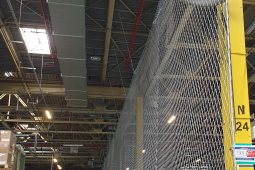 Защита от осколков при взрывах - Opel warehouse pallet stack safety mesh 2021