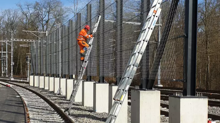 Protección contra impactos - Timber Loading Gare Porrentruy, Ajoie 2021