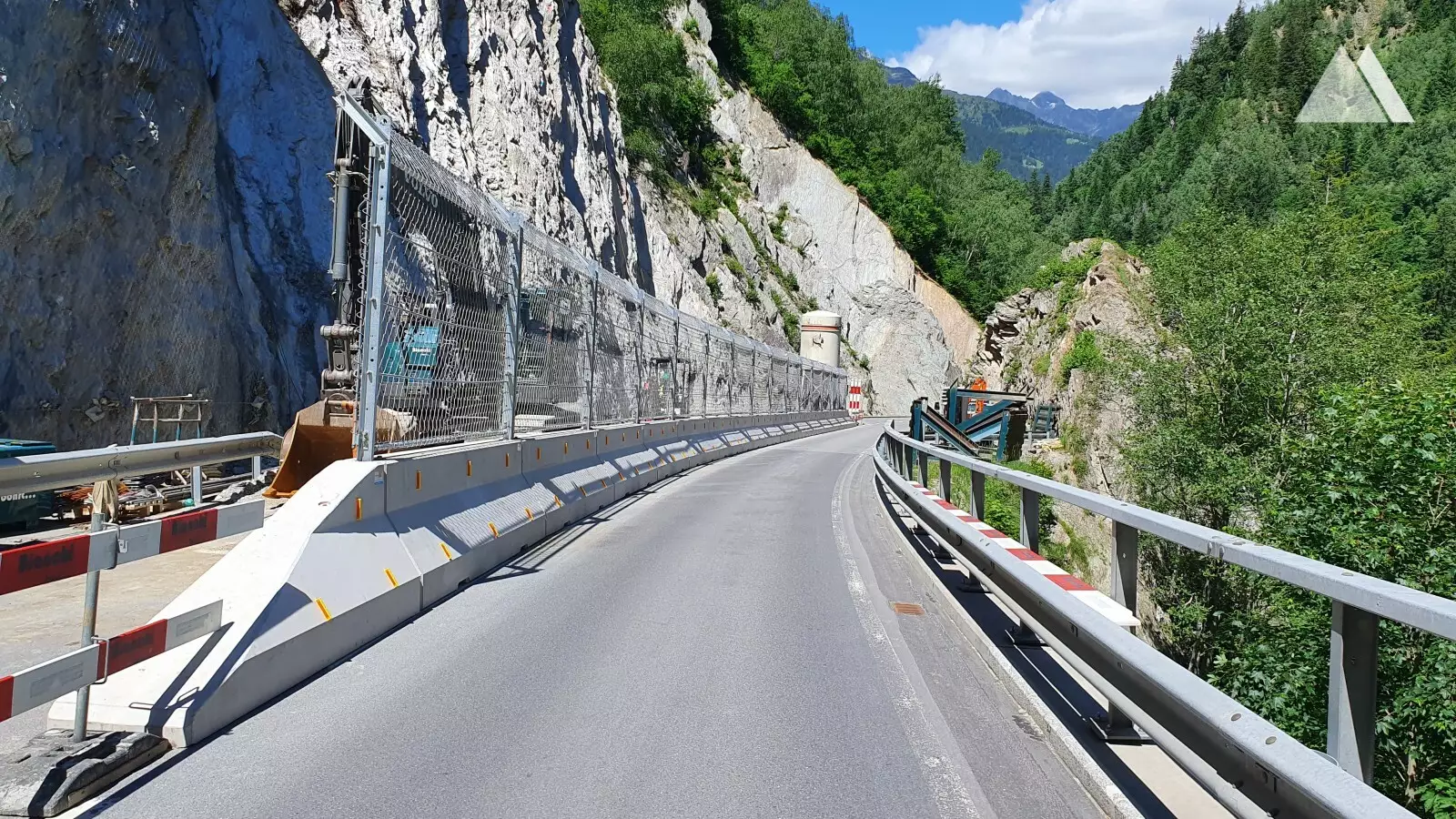 Barriere stradali  mobili - Via Lucmagn, Disentis Mustér 2022