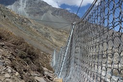 Protección contra caídas de rocas - Camino Embalse el Yeso 2022