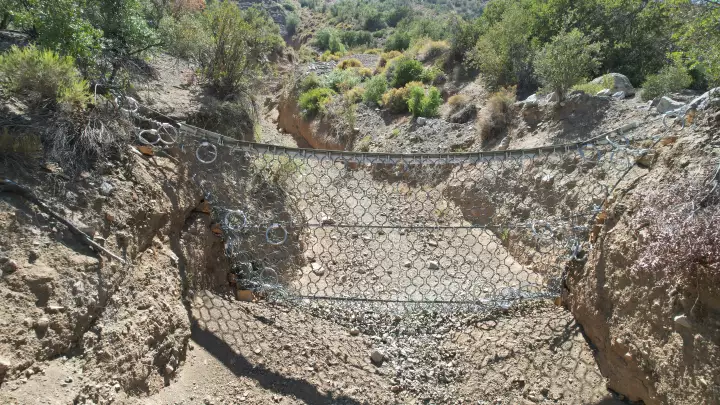 Proteção contra fluxos de detritos - San Alfonso Creeks 2022