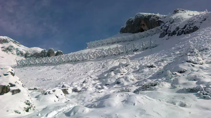 Avalanche Prevention - Geisshorn-Arensa snow nets 2012