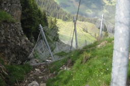 Çığ önleme - Geisshorn-Arensa snow nets 2012