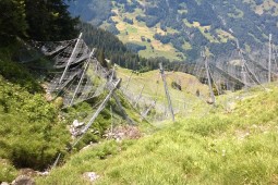 Prevenção de avalanches - Geisshorn-Arensa snow nets 2012