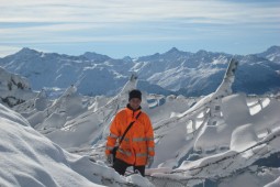 Prévention des avalanches - Geisshorn-Arensa snow nets 2012