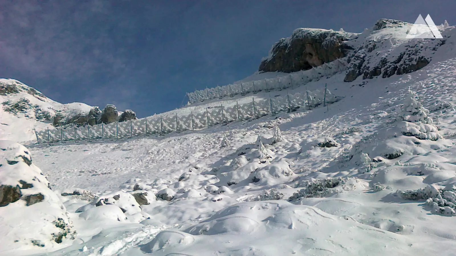Лавины - Geisshorn-Arensa snow nets 2012