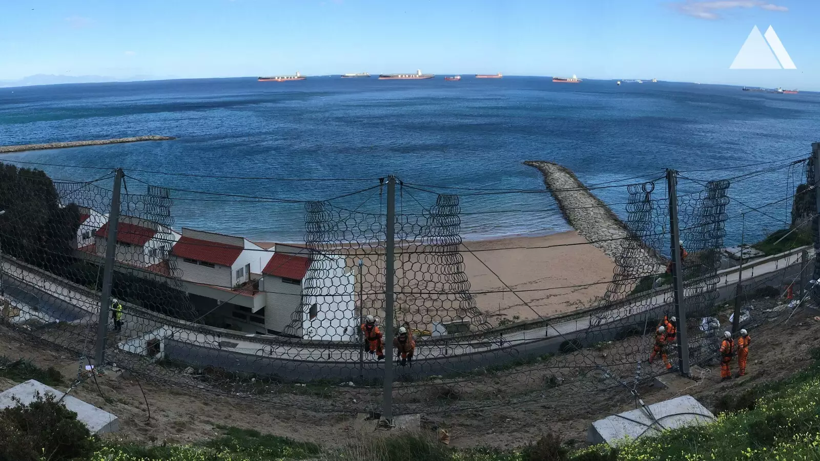 Protection contre les chutes de pierres - Eastside Catchments Gibraltar 2017