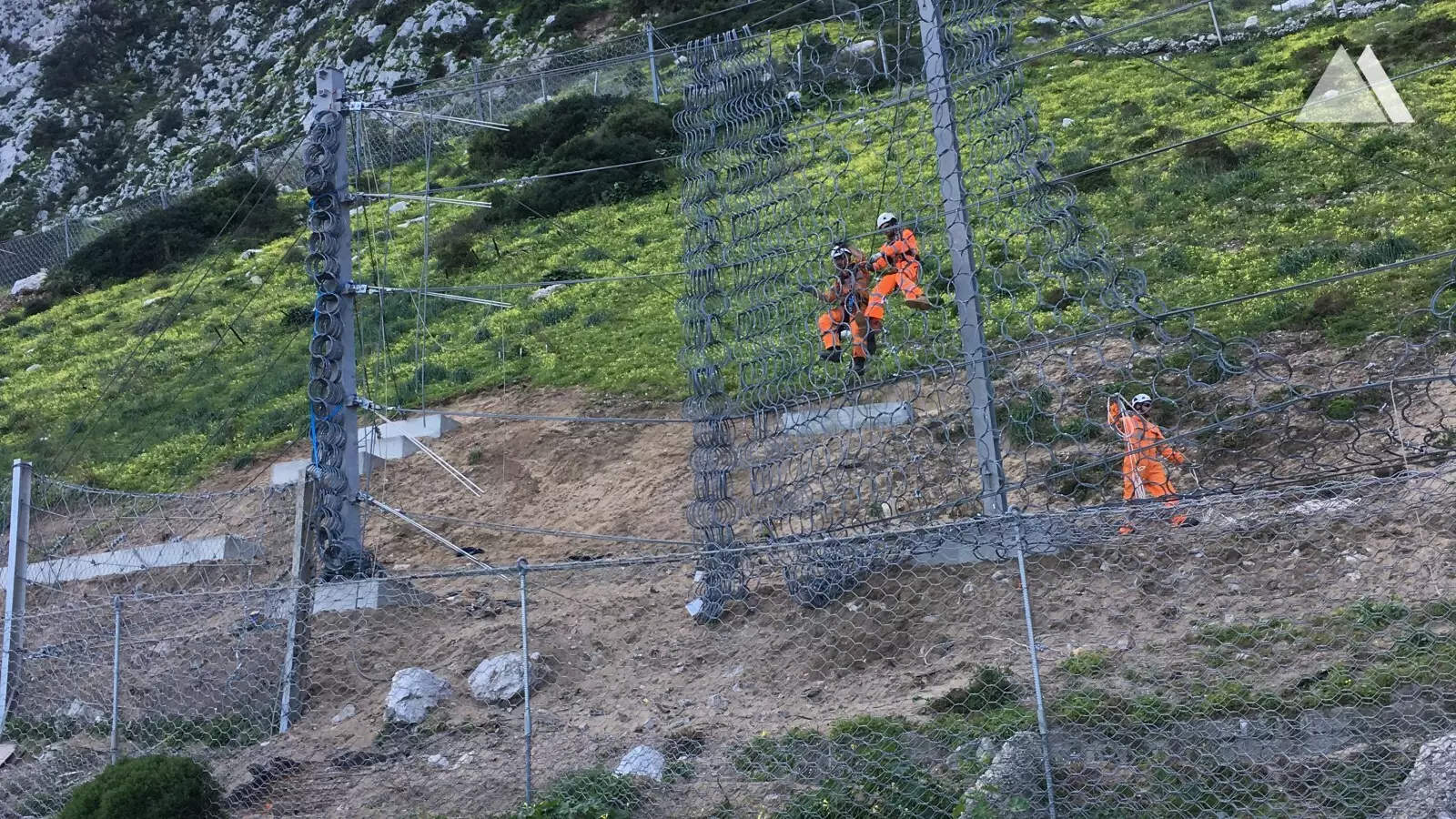 Protection contre les chutes de pierres - Eastside Catchments Gibraltar 2017