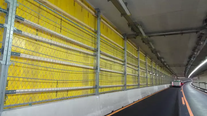 Road fencing - Stelzentunnel Tunnel Maintenance 2017