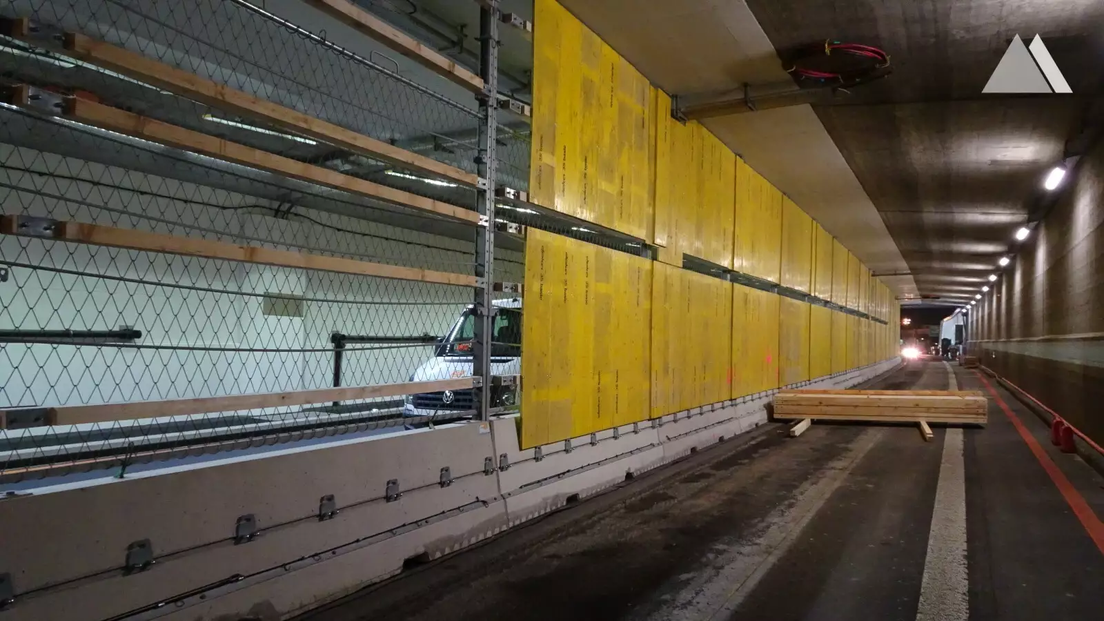 Barrera móvil de protección - Stelzentunnel Tunnel Maintenance 2017