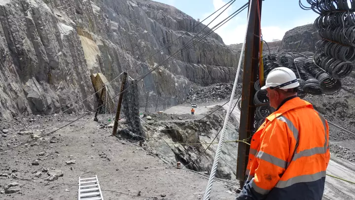 Moloz akışına ve heyelana karşı koruma - Kanmantoo Copper Mine 2019