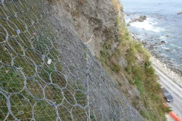 Protection contre les glissements de terrain et les laves torrentielles - Kaikoura Coastal Pacific Rail (SH1) 2019