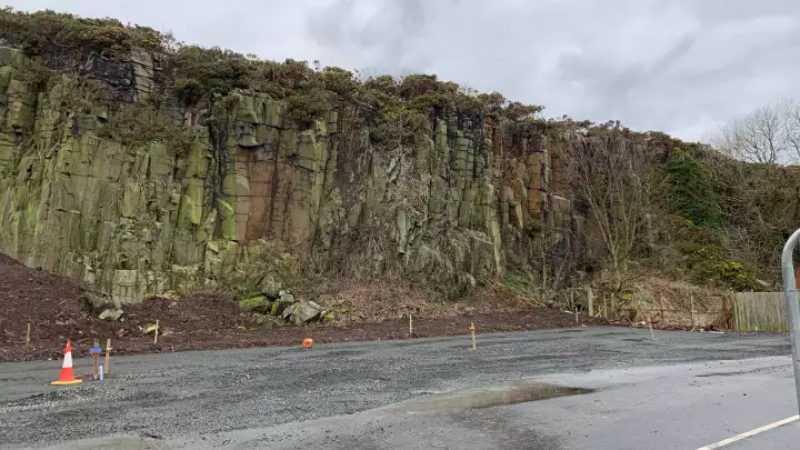 Minen und Bergbau - Craster Quarry Car Park 2019