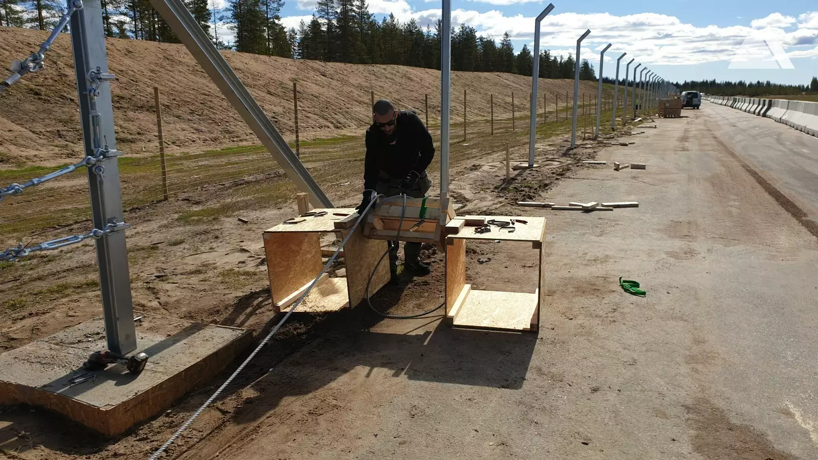 Race Tracks - Skellefteå Drive Center 2019 - Debris Fence 6m 2019