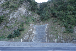 泥石流和滑坡防护 - Kaikoura Coastal Pacific Rail (SK16) 2019