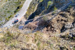 Şev ve Yamaç koruma - Cacheuta Tunnel - Mendoza - Road N°82 2020
