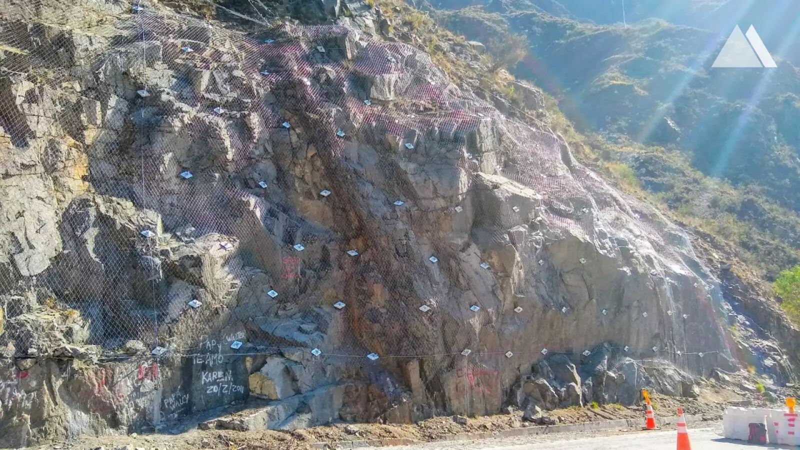 Steinschlagschutz - Cacheuta Tunnel - Mendoza - Road N°82 2020