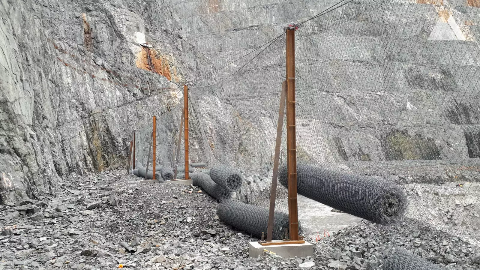 Protection contre les chutes de pierres - Canadian Malartic Mine CMM 2019