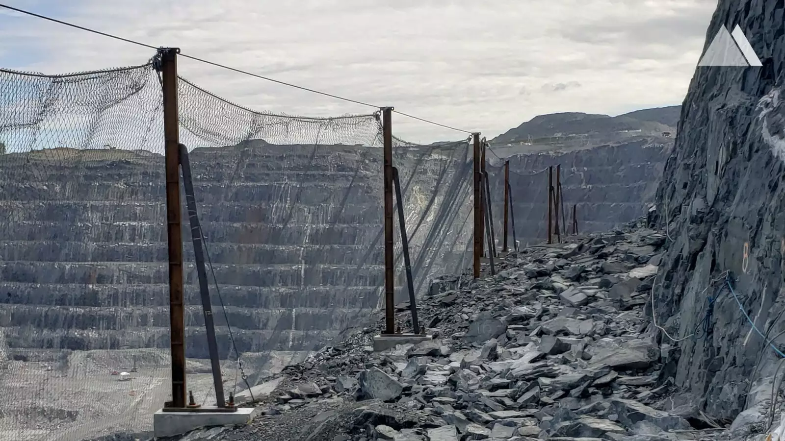 Protection contre les chutes de pierres - Canadian Malartic Mine CMM 2019